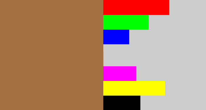 Hex color #a47041 - earth