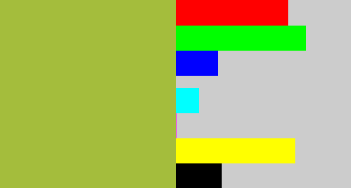 Hex color #a4bd3c - booger