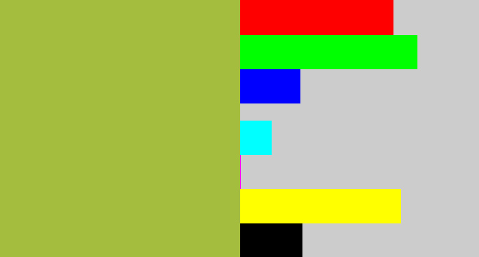 Hex color #a4bd3f - booger