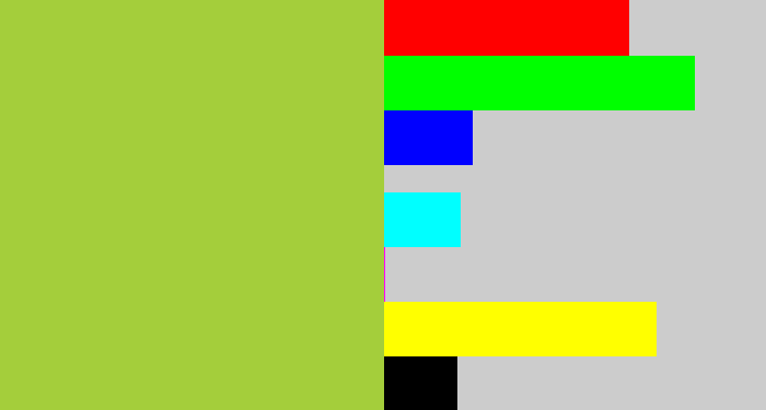 Hex color #a4ce3b - booger