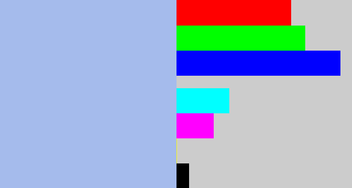Hex color #a5bbec - pastel blue