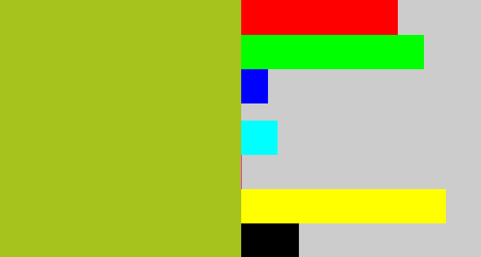 Hex color #a5c21d - pea