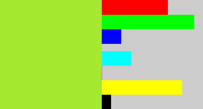 Hex color #a5e830 - kiwi