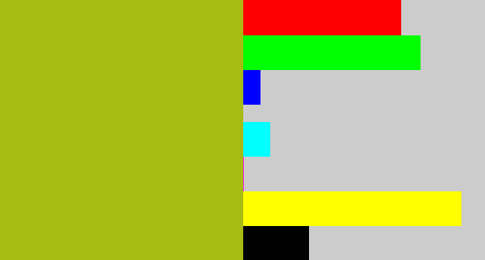 Hex color #a7bb13 - snot