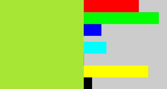 Hex color #a8e635 - kiwi