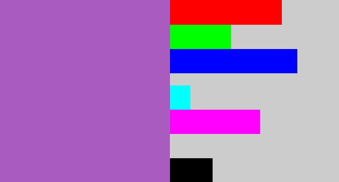 Hex color #a95bc0 - amethyst