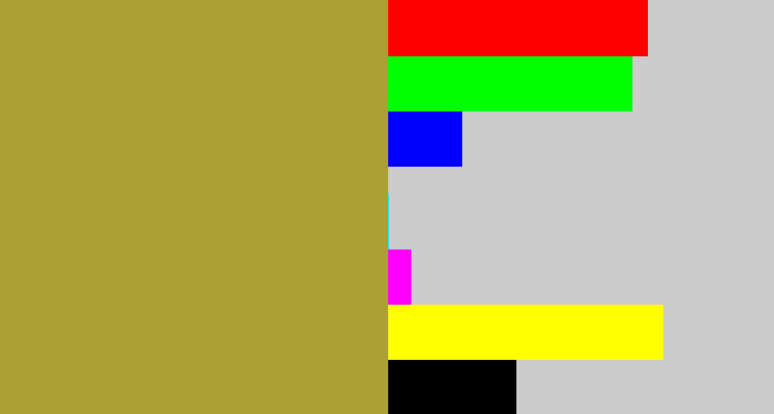 Hex color #aba031 - booger