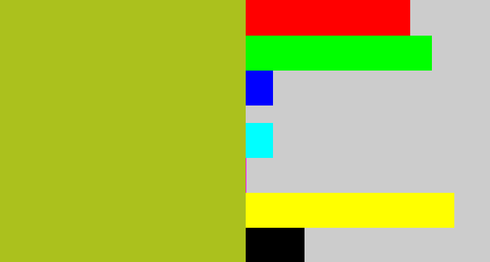 Hex color #abc11d - pea