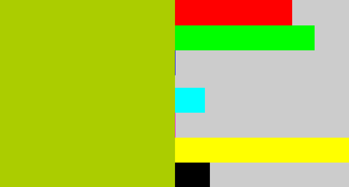 Hex color #abcd00 - green/yellow