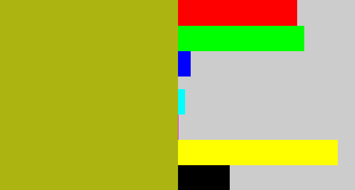 Hex color #acb412 - snot