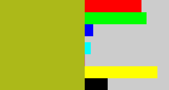 Hex color #acb919 - snot