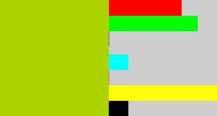 Hex color #acd200 - green/yellow