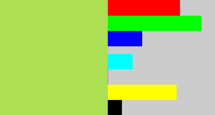 Hex color #acdf51 - kiwi