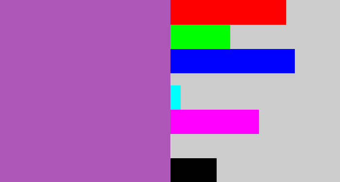Hex color #ad58b9 - amethyst