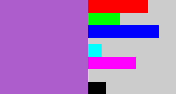 Hex color #ad5dcc - amethyst