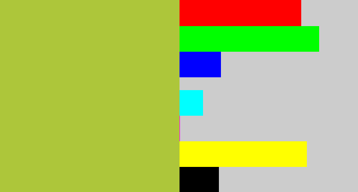 Hex color #adc63a - booger