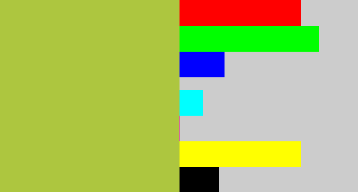 Hex color #adc63f - booger