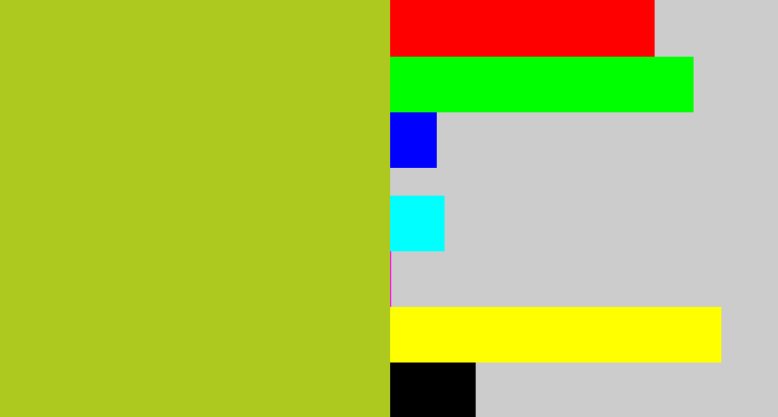 Hex color #adc81f - pea