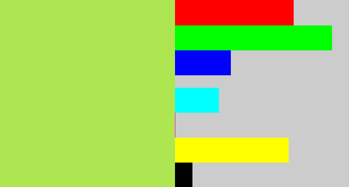 Hex color #ade651 - kiwi