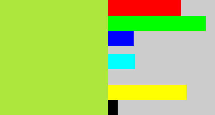 Hex color #ade73e - kiwi