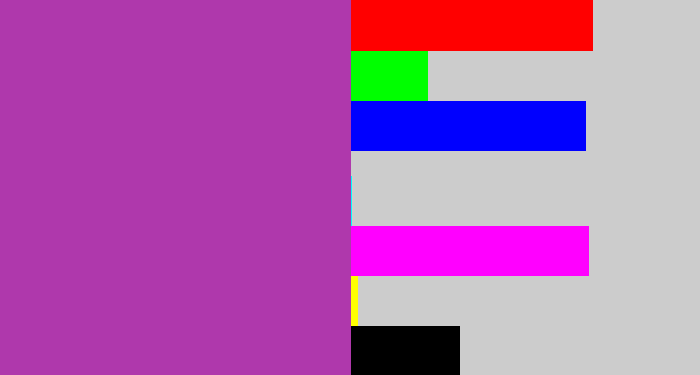 Hex color #af38ac - ugly purple