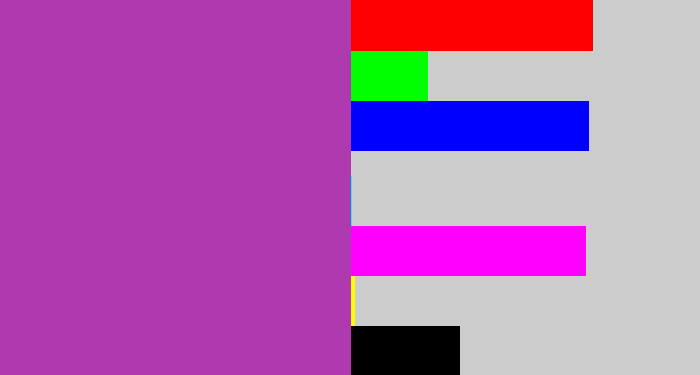 Hex color #af39ae - ugly purple