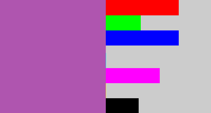 Hex color #af55af - ugly purple