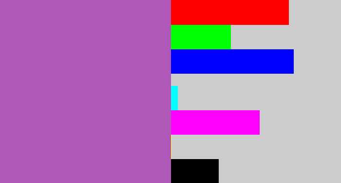 Hex color #af58b7 - amethyst