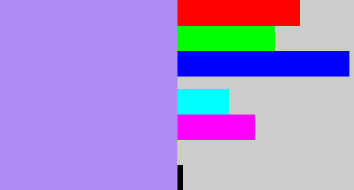 Hex color #b08bf7 - liliac