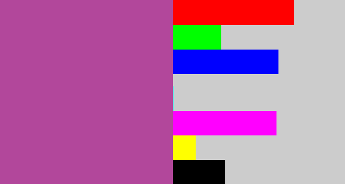 Hex color #b2479b - ugly purple