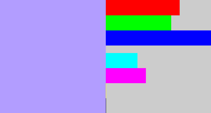 Hex color #b29dff - liliac