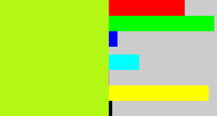 Hex color #b2f814 - yellowgreen