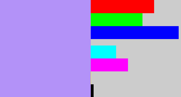 Hex color #b392f8 - liliac