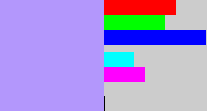 Hex color #b397fc - liliac