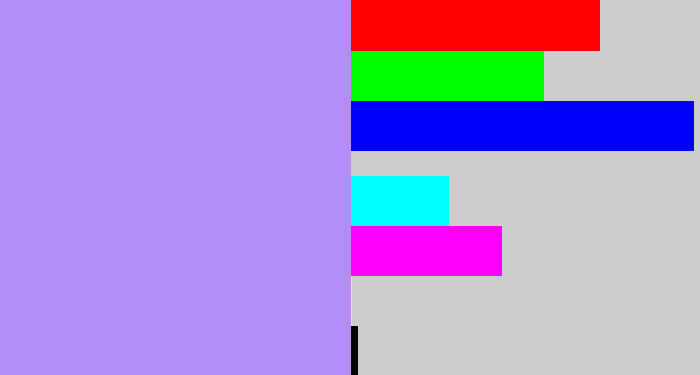 Hex color #b48df9 - liliac
