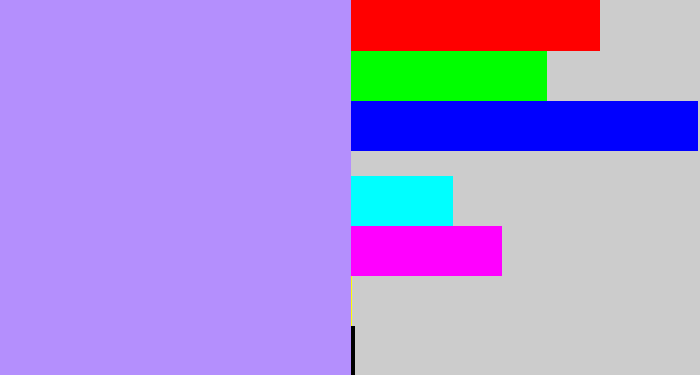 Hex color #b48ffd - liliac