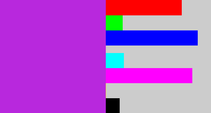Hex color #b828dd - purple/pink