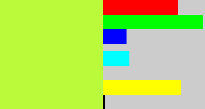 Hex color #bafa3b - yellow/green
