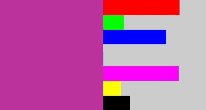 Hex color #bc329c - ugly purple