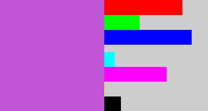 Hex color #c056d5 - pinkish purple