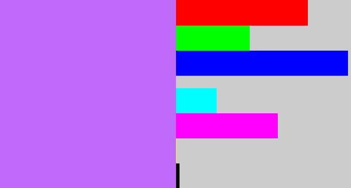 Hex color #c06afa - easter purple