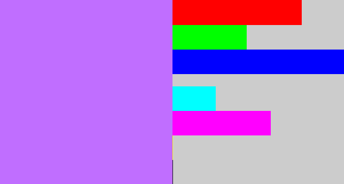 Hex color #c06eff - easter purple