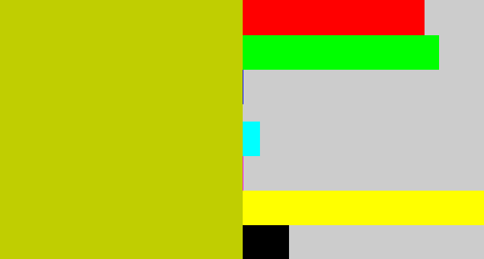 Hex color #c0ce01 - green/yellow