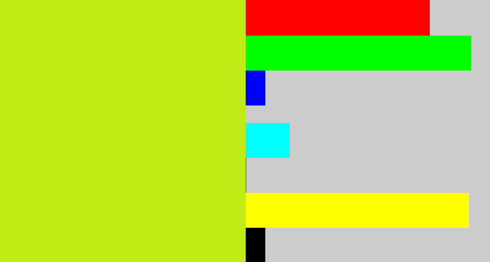 Hex color #c0eb15 - yellowgreen