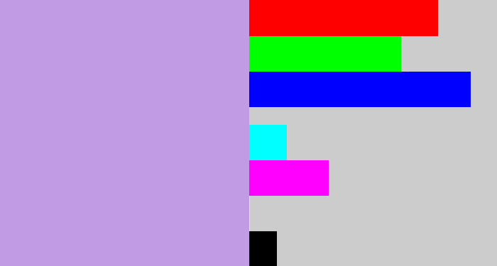 Hex color #c19be4 - lavender
