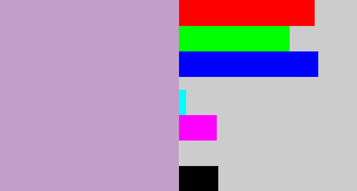 Hex color #c19fc8 - pale purple