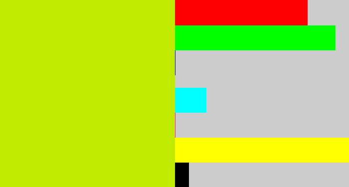 Hex color #c1ea01 - greeny yellow