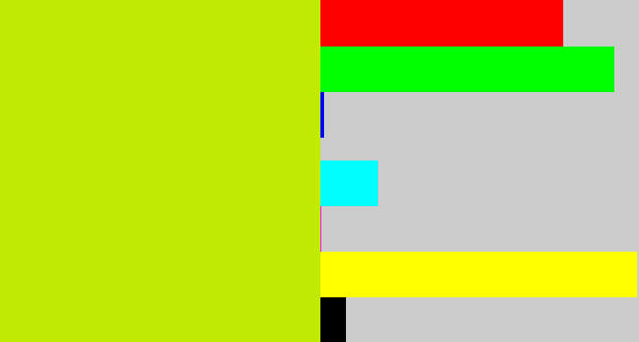 Hex color #c1ea03 - chartreuse