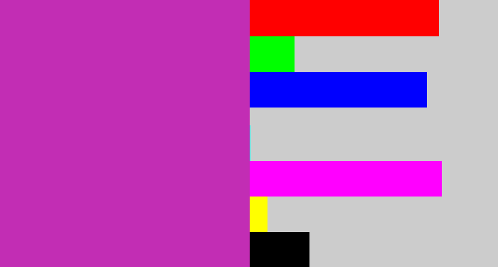 Hex color #c22db4 - purpley pink
