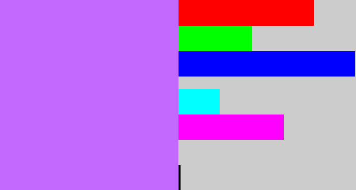 Hex color #c268fc - easter purple